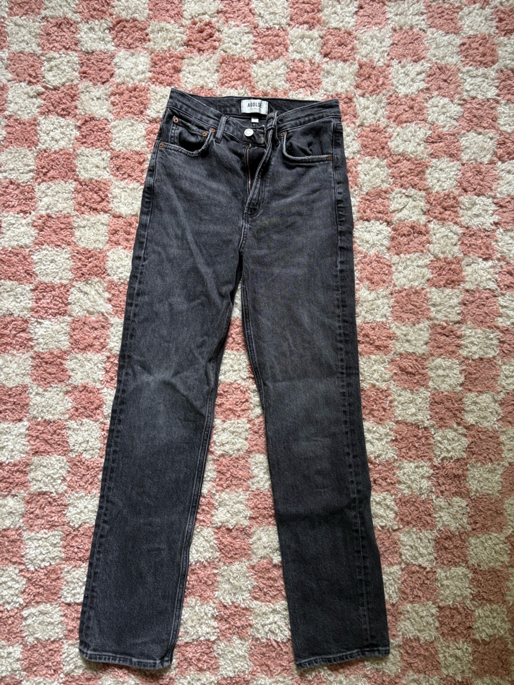 Agolde High Rise Stovepipe Jean